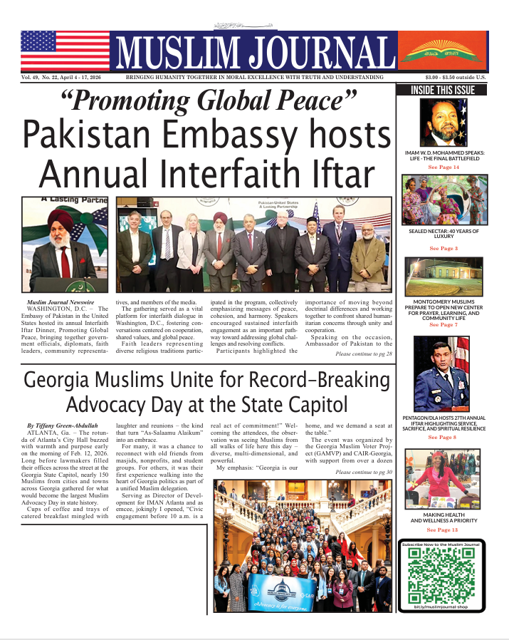 MUSLIM JOURNAL: VOL 49, NO 22, APR 4-17, 2026