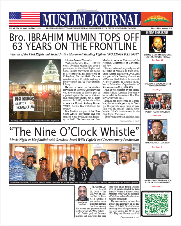 MUSLIM JOURNAL: VOL 49, NO 23, APR 18 – MAY 1, 2026