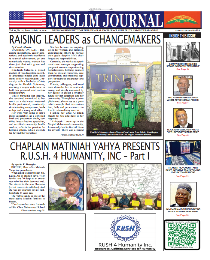 MUSLIM JOURNAL, VOL 49, NO 28, JUN 27 – JUL 10, 2026